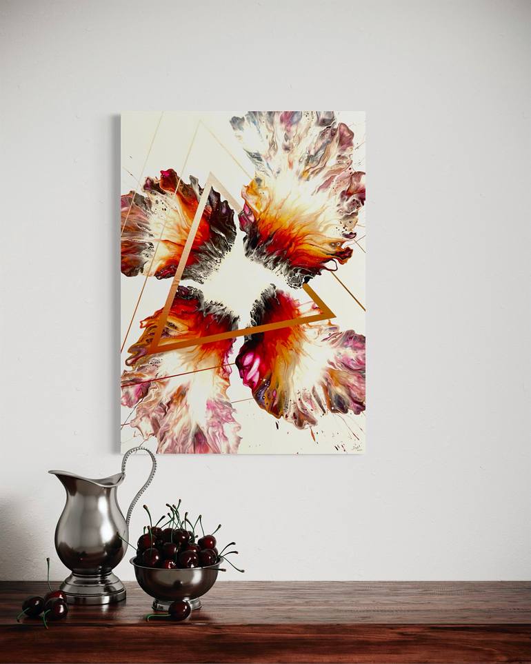 Original Abstract Expressionism Abstract Painting by Cedric Dubbiosi