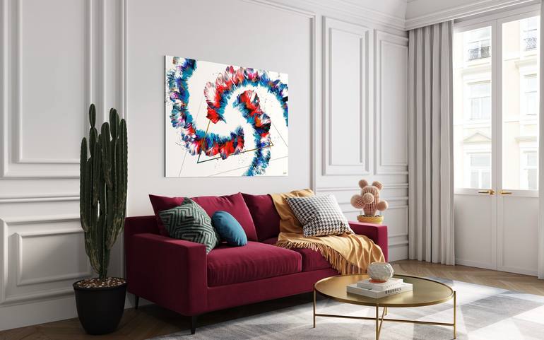 Original Abstract Painting by CEDRIC DUBBIOSI