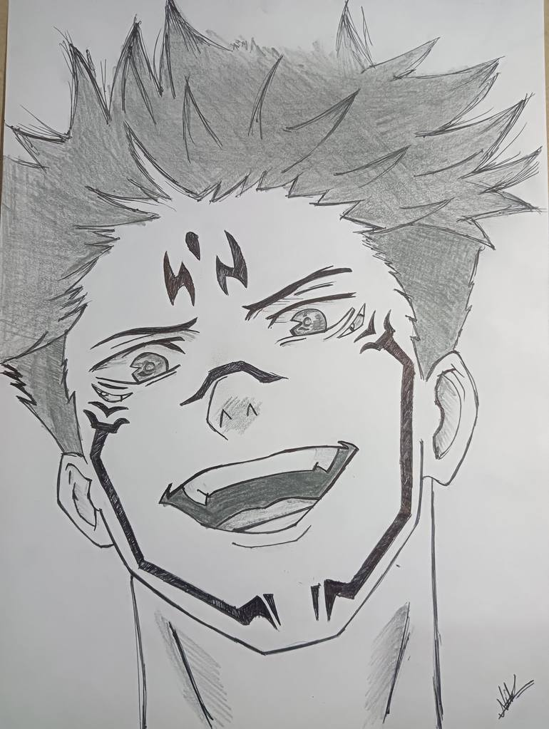 Anime Sketch Drawing By Nitik Choudhary Saatchi Art