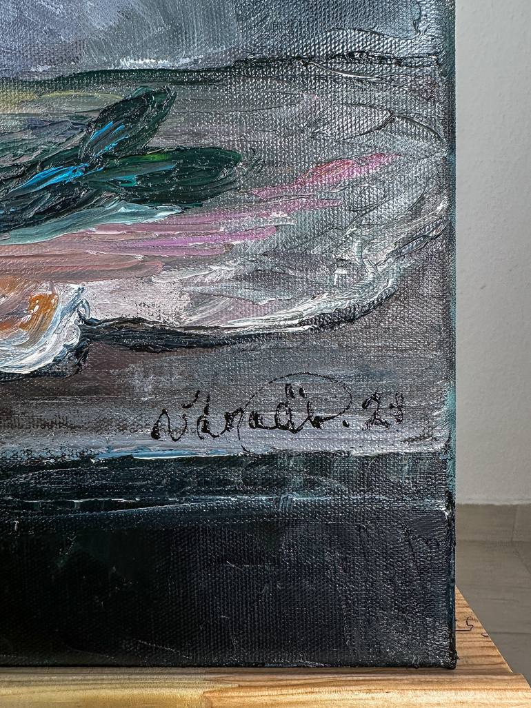 Original Impressionism Still Life Painting by Catherine Varadi