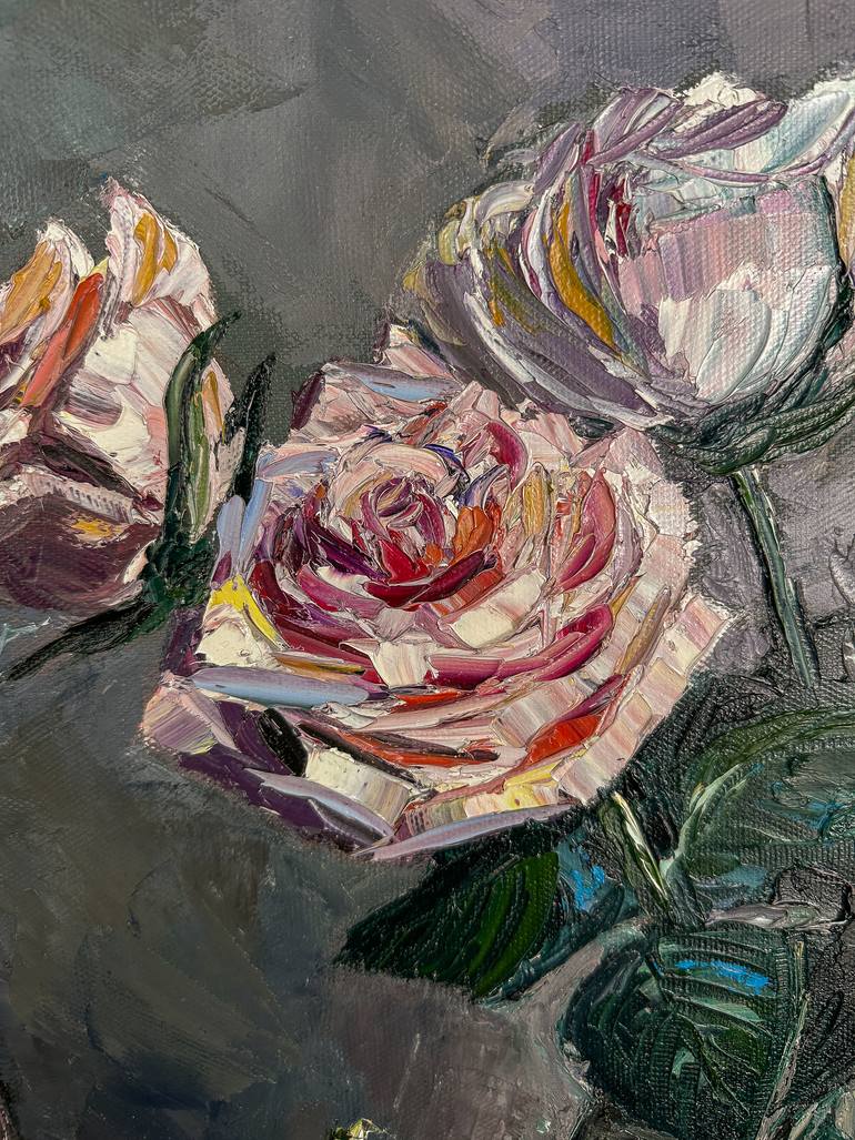 Original Impressionism Still Life Painting by Catherine Varadi