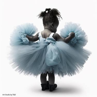 Girl in Ballet dress - digital art thumb