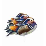 Mandarin Ducks by joshua  durant