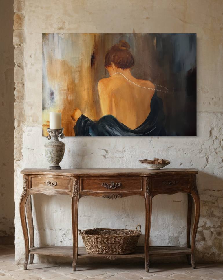 Original Abstract Expressionism Abstract Painting by Tamara Andjus