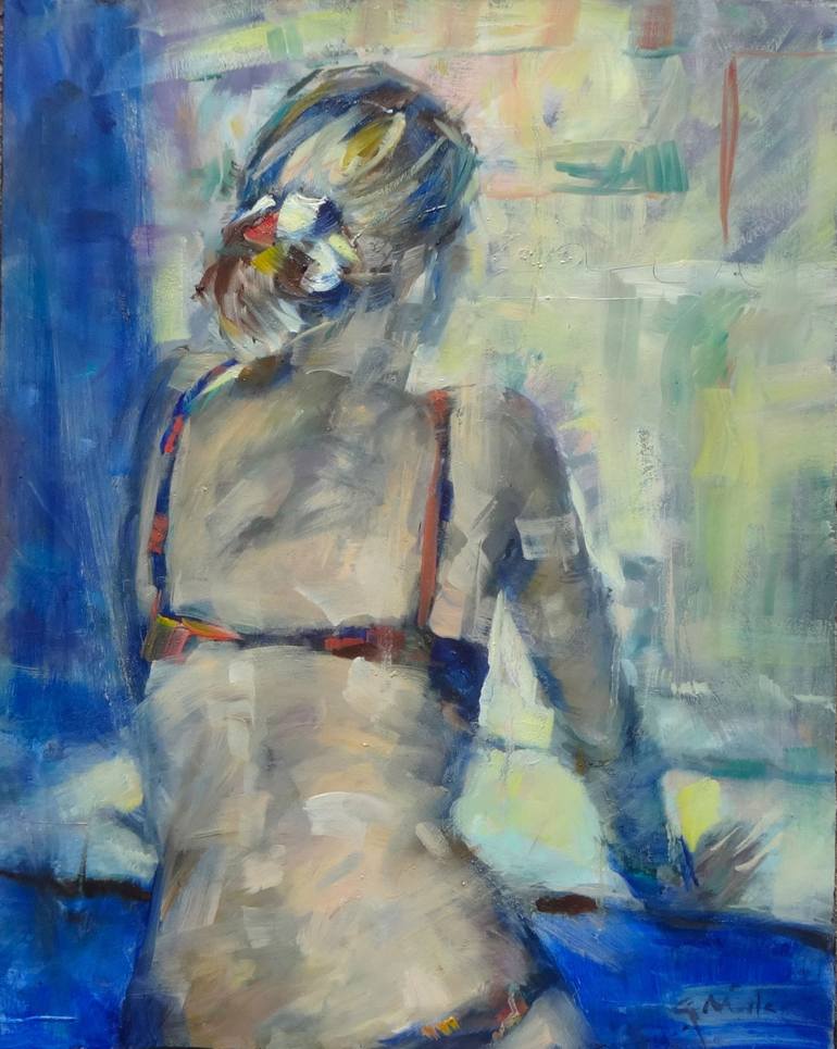 Original Figurative Erotic Painting by Gerry Miller