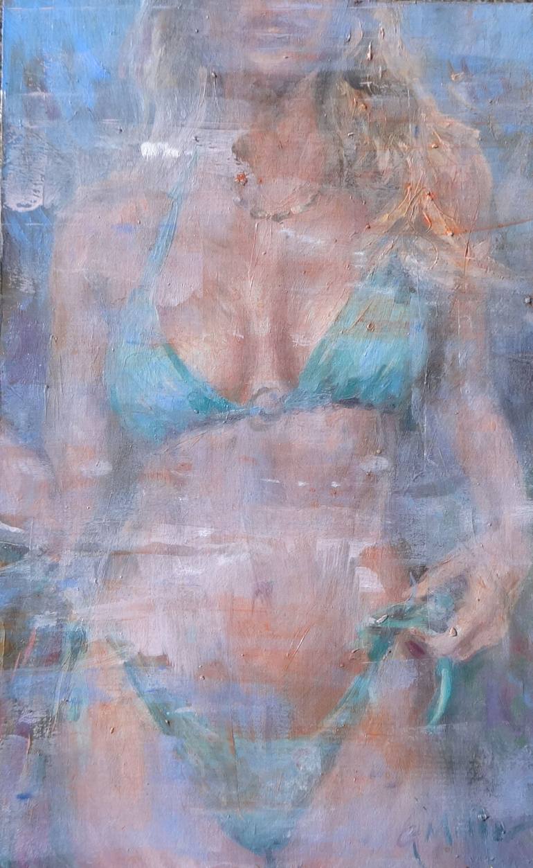 Original Figurative Erotic Painting by Gerry Miller