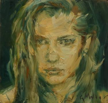 Original Figurative Women Paintings by Gerry Miller