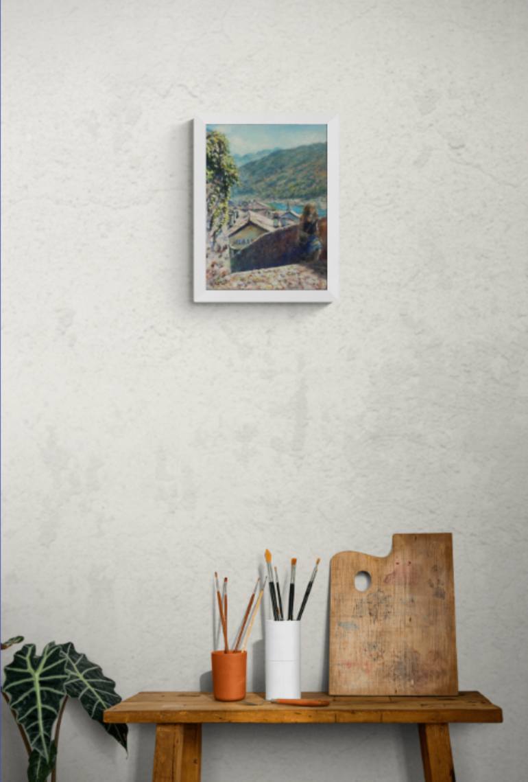 Original Contemporary Architecture Painting by Gerry Miller