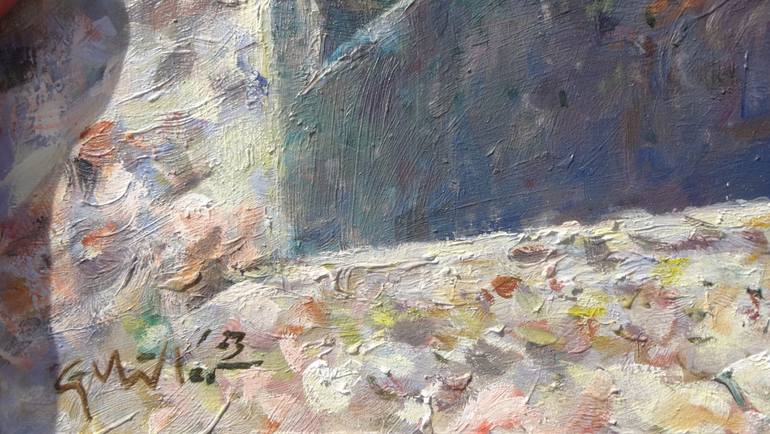 Original Contemporary Architecture Painting by Gerry Miller