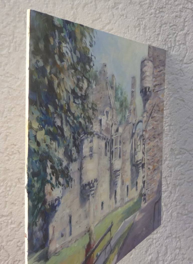 Original Contemporary Architecture Painting by Gerry Miller