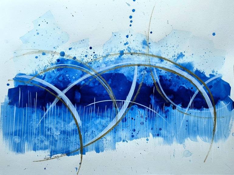 Print of Contemporary Abstract Paintings by Nicole Tang
