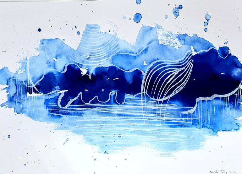 Print of Contemporary Abstract Paintings by Nicole Tang