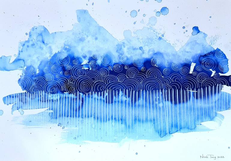 Print of Contemporary Abstract Paintings by Nicole Tang