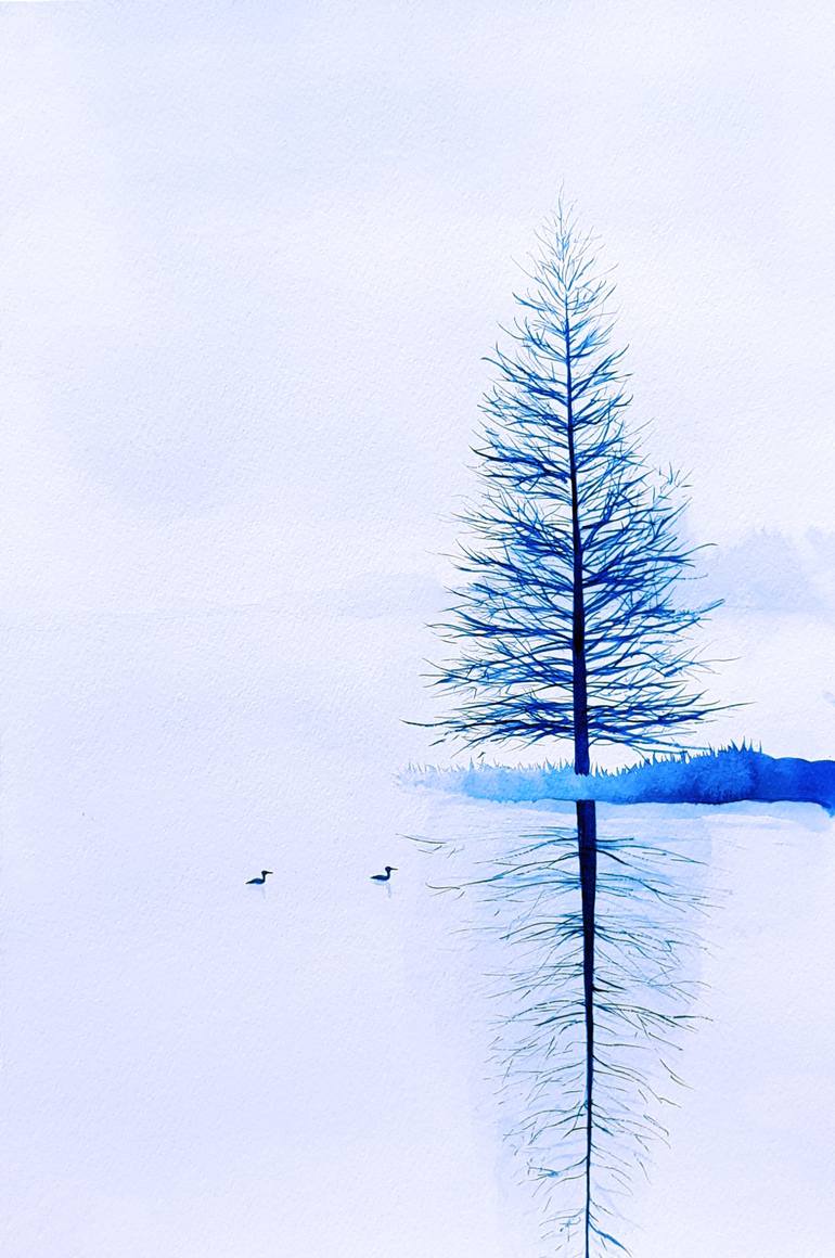 Print of Contemporary Landscape Paintings by Nicole Tang