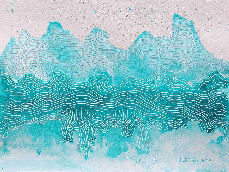 Print of Abstract Landscape Paintings by Nicole Tang