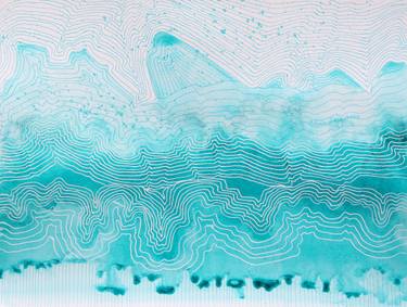 Original Abstract Landscape Paintings by Nicole Tang