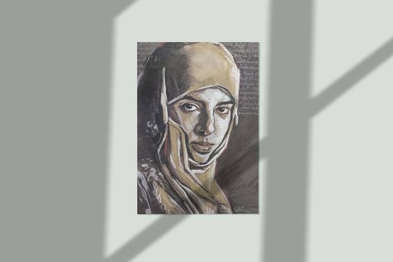 Original Figurative People Drawing by Mido Sabil