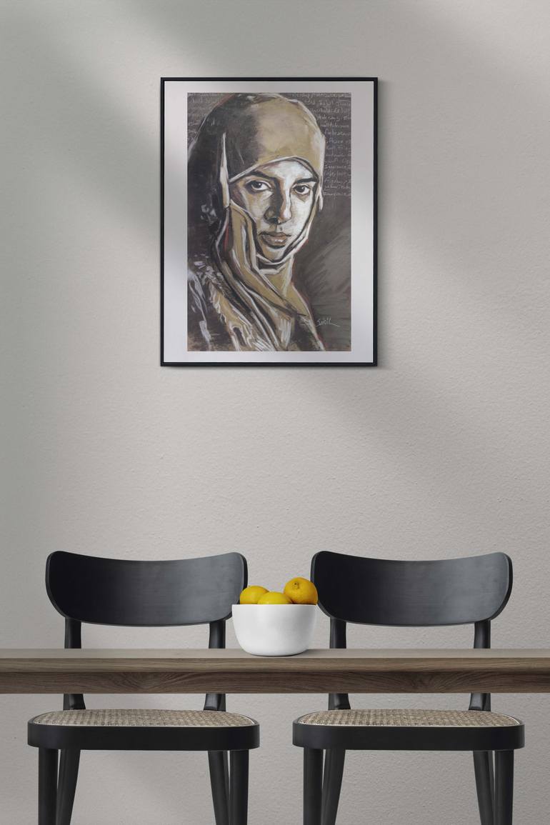 Original Figurative People Drawing by Mido Sabil