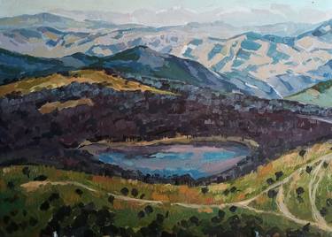 Original Fine Art Landscape Paintings by Tekla Kobakhidze