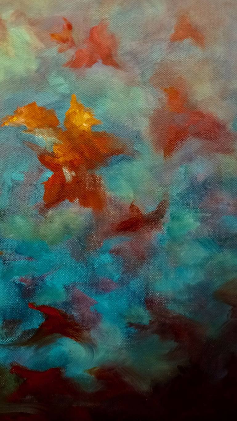 Original Impressionism Abstract Painting by Lee Campbell