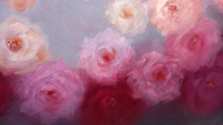 Original Contemporary Floral Painting by Lee Campbell