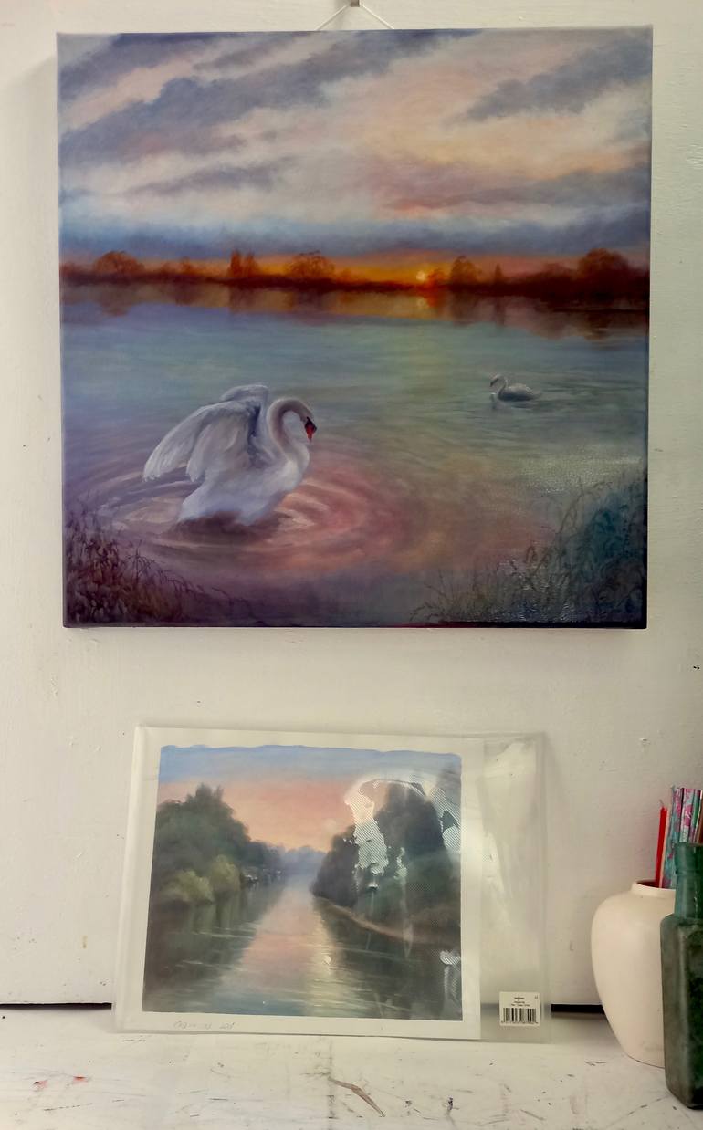 Original Figurative Landscape Painting by Lee Campbell