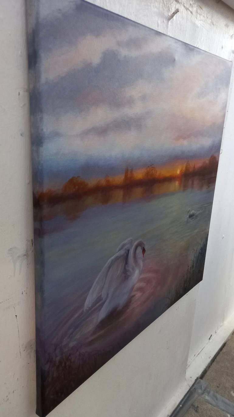 Original Figurative Landscape Painting by Lee Campbell