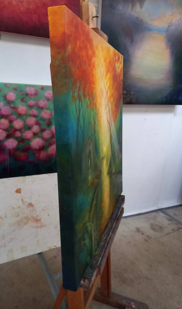 Original Symbolism Religion Painting by Lee Campbell