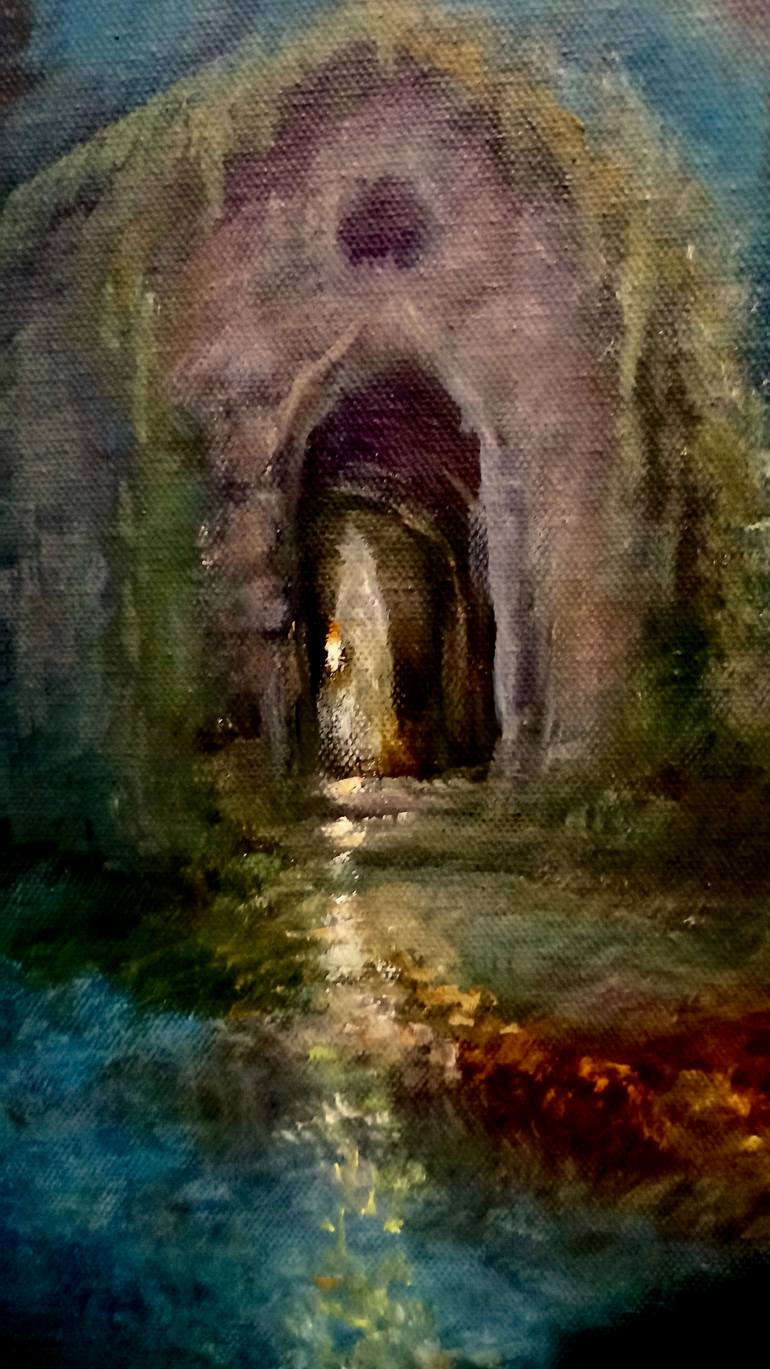 Original Symbolism Religion Painting by Lee Campbell
