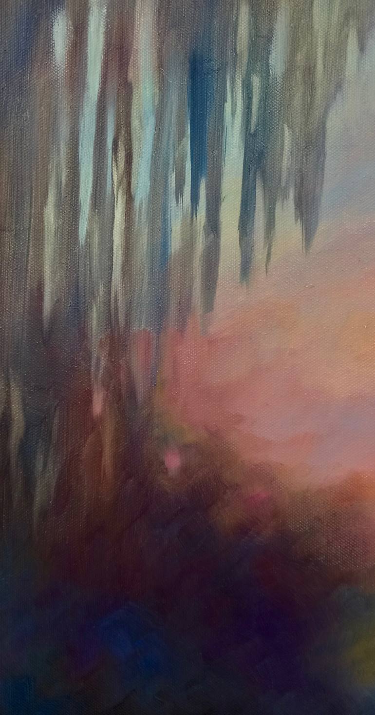 Original Art Nouveau Landscape Painting by Lee Campbell