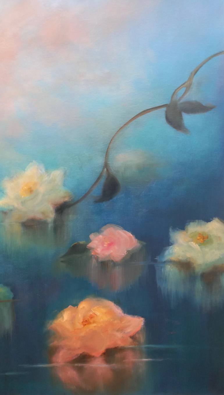 Original Figurative Botanic Painting by Lee Campbell