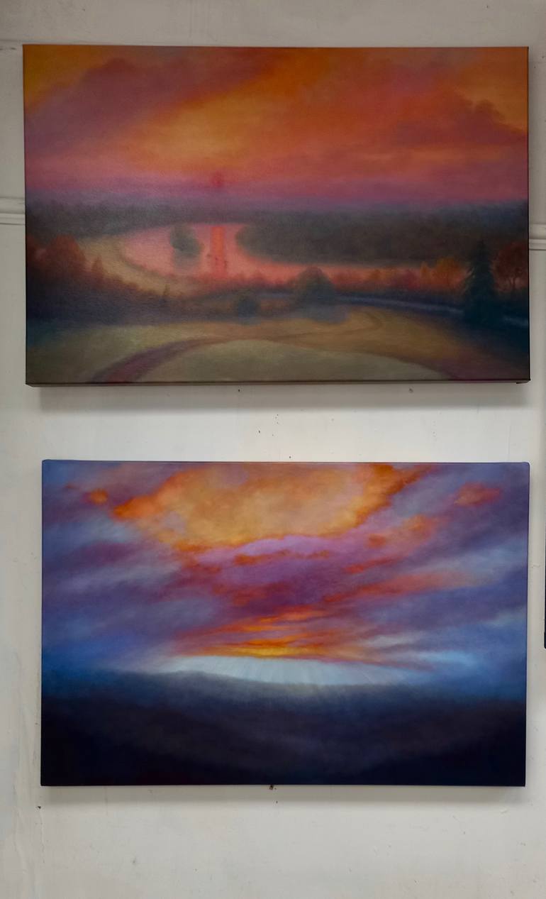Original Symbolism Landscape Painting by Lee Campbell