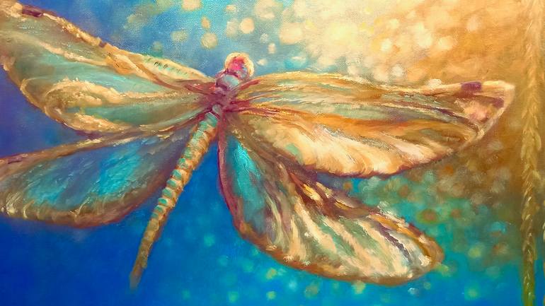 Original Art Nouveau Fantasy Painting by Lee Campbell