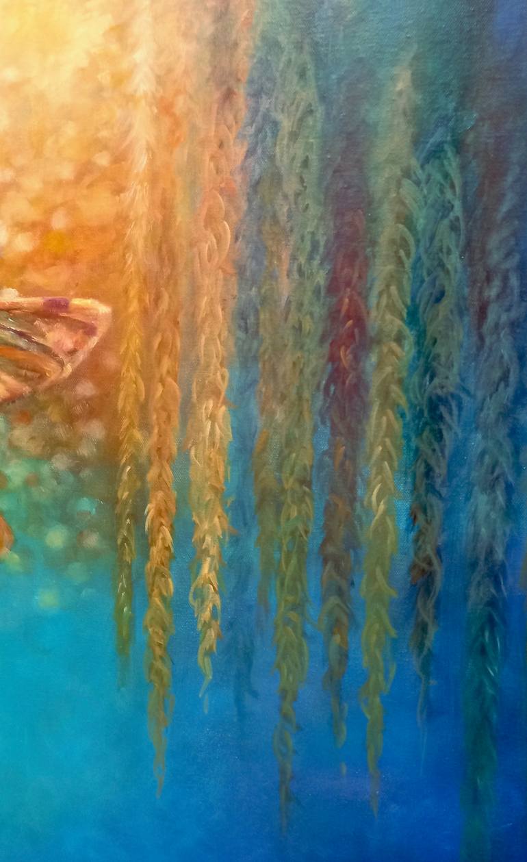 Original Art Nouveau Fantasy Painting by Lee Campbell