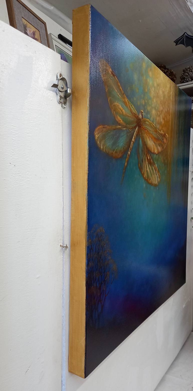 Original Art Nouveau Fantasy Painting by Lee Campbell