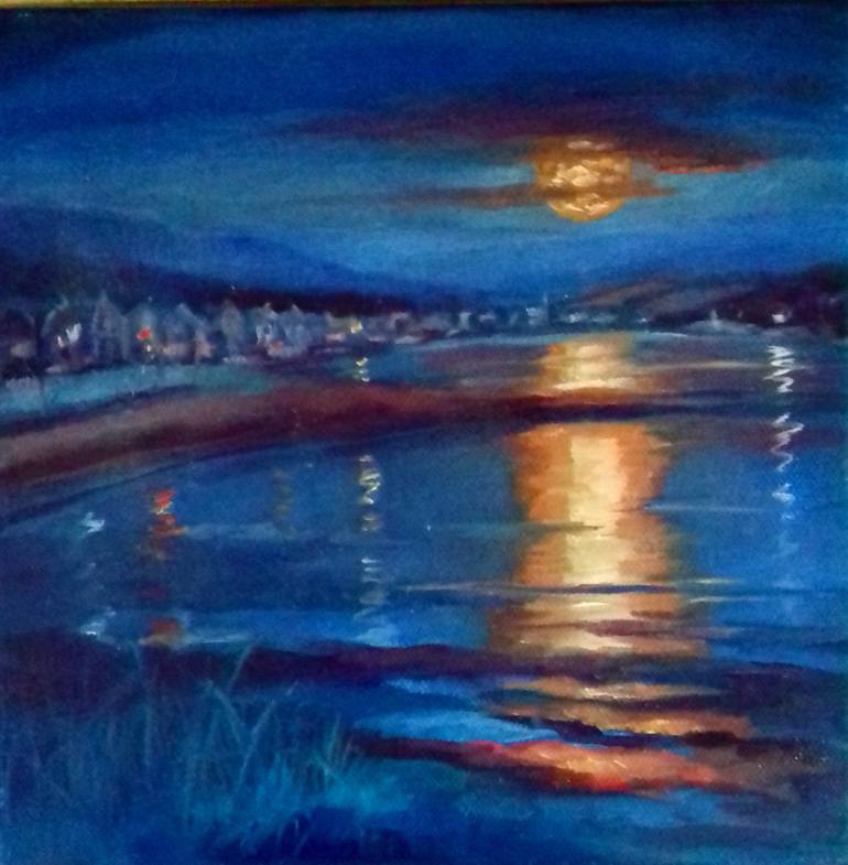 Original Fine Art Seascape Painting by Lee Campbell