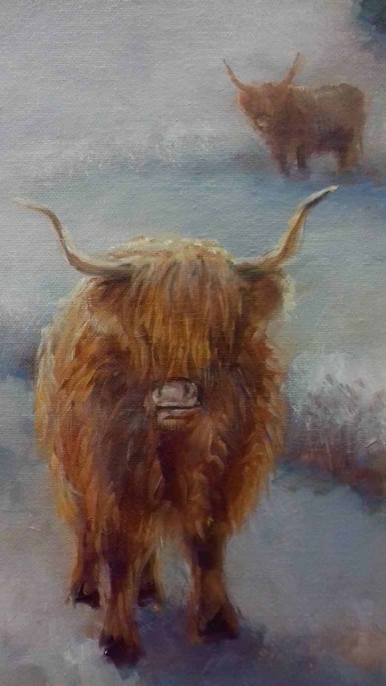 Original Fine Art Animal Painting by Lee Campbell