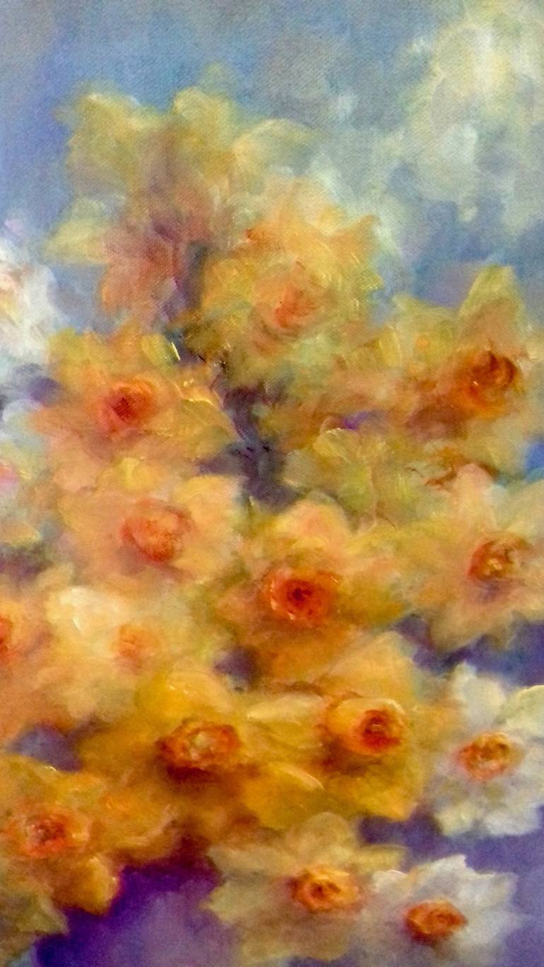 Original Fine Art Floral Painting by Lee Campbell