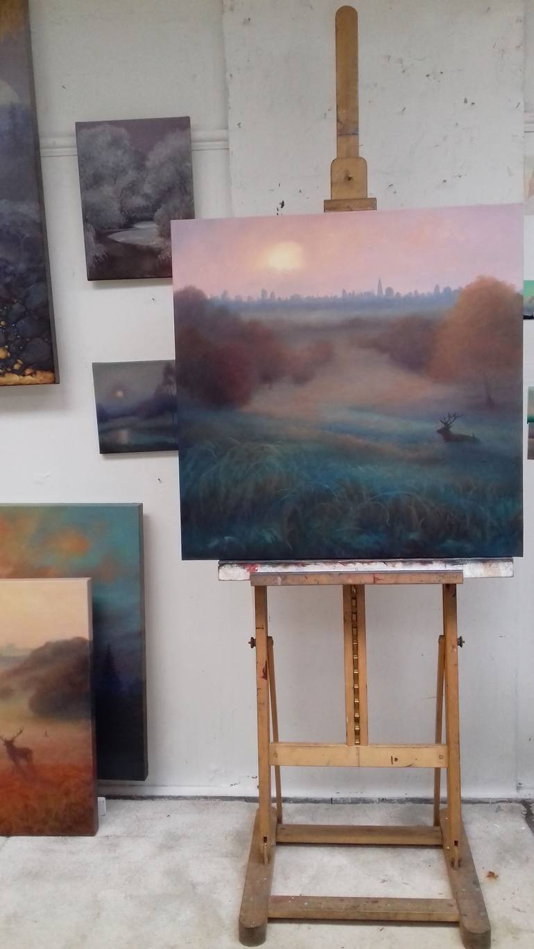 Original Impressionism Landscape Painting by Lee Campbell