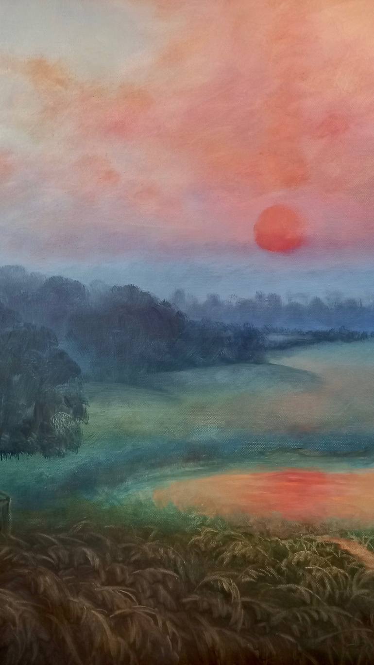 Original Impressionism Landscape Painting by Lee Campbell