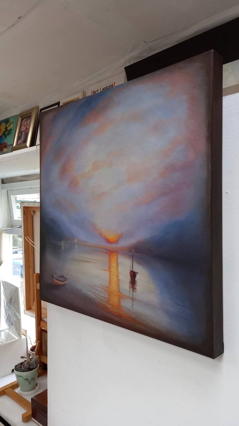 Original Seascape Painting by Lee Campbell