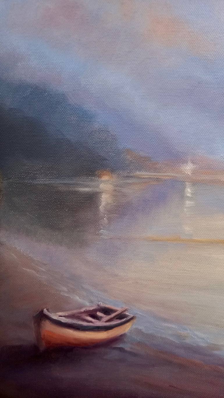 Original Figurative Seascape Painting by Lee Campbell