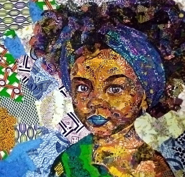Print of Impressionism Portrait Collage by kofi Owusu