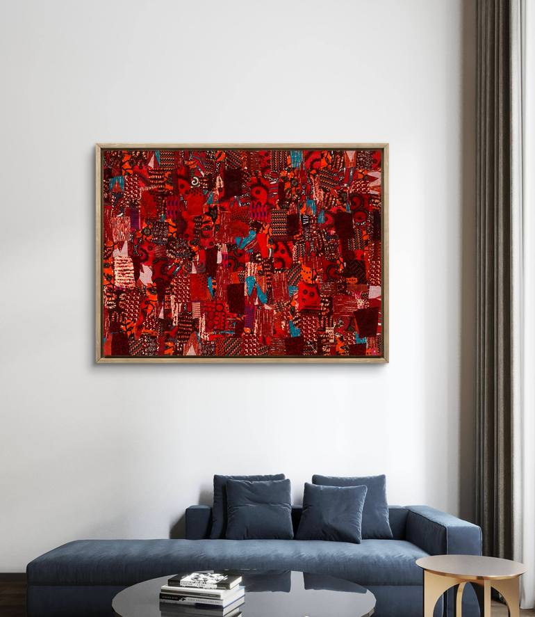 Original Conceptual Abstract Collage by Kofi Owusu