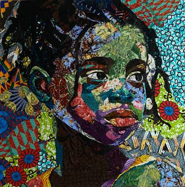 Original Contemporary Love Collage by Kofi Owusu