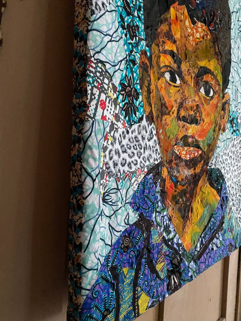 Original Contemporary Love Collage by Kofi Owusu
