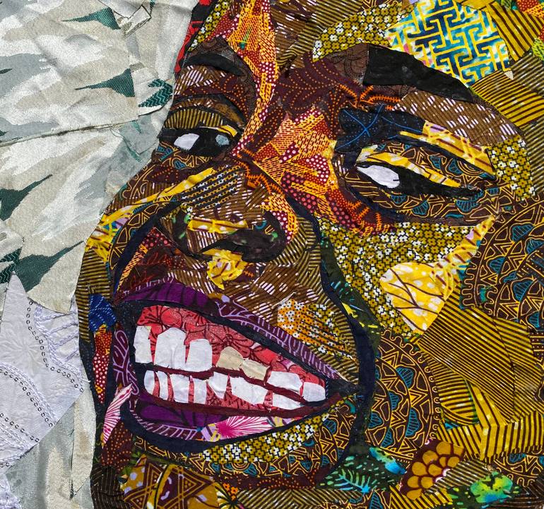 Original Art Deco Love Collage by Kofi Owusu