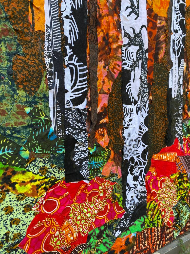 Original Abstract Travel Collage by Kofi Owusu