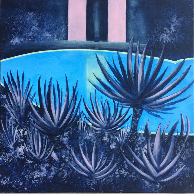 Original Figurative Landscape Paintings by Nadege Druzkowski