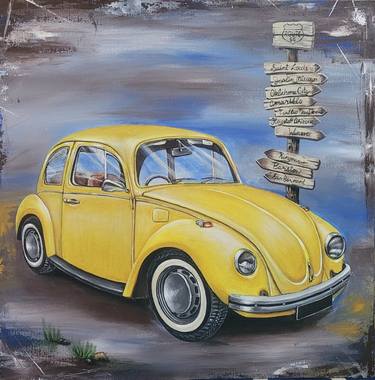 Original Car Paintings by Veronika Zutshi